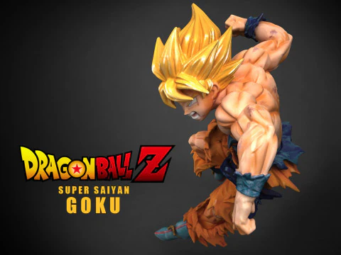 Super Saiyan Son Goku 3D Print Model