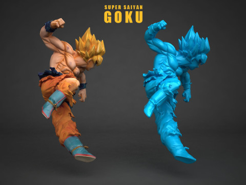 Super Saiyan Son Goku 3D 打印模型
