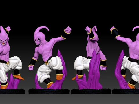Kid Majin Buu 3D Print Model