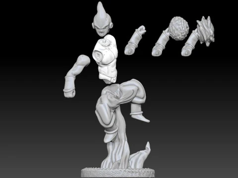 Kid Majin Buu 3D Print Model
