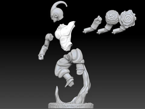 Kid Majin Buu 3D Print Model