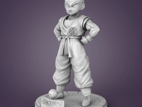 Krillin Figurine 3D 打印模型