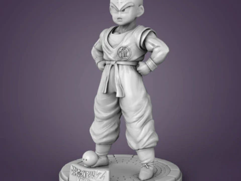 Krillin Figurine 3D Print Model