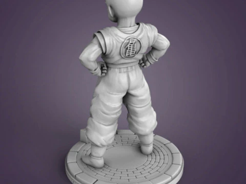 Krillin Figurine 3D Print Model
