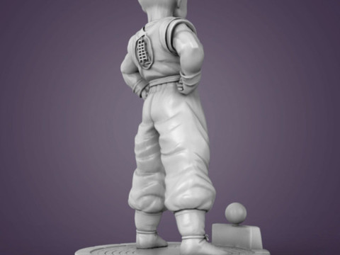 Krillin Figurine 3D 打印模型