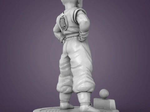 Krillin Figurine 3D Print Model