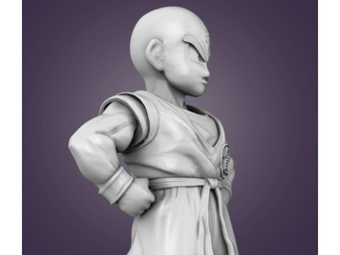 Krillin Figurine 3D 打印模型