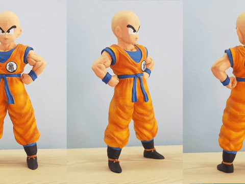 Krillin Figurine 3D 打印模型