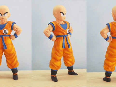 Krillin Figurine 3D Print Model