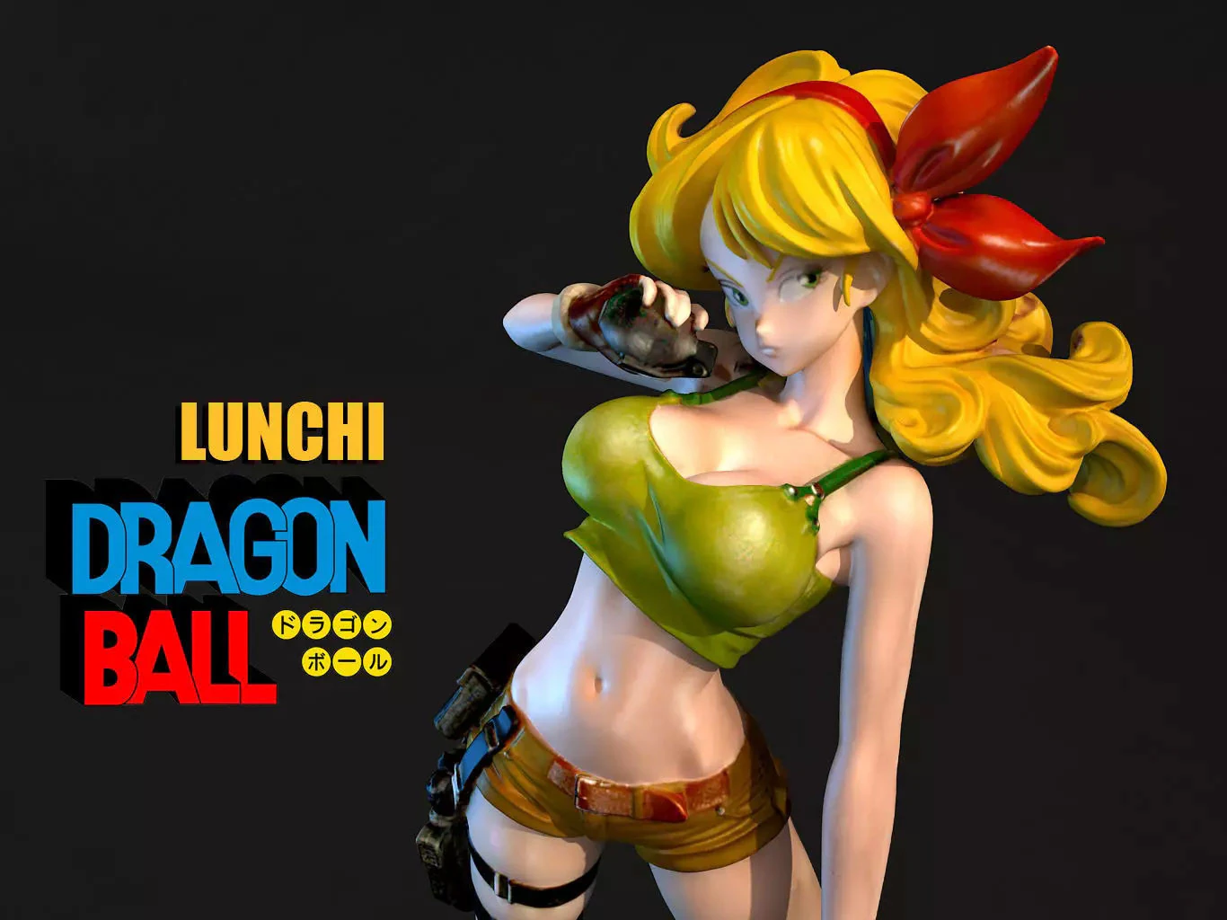 Lunchi Dragon Ball 3D Print Model .c4d .max .obj .3ds .fbx .stl .blend 