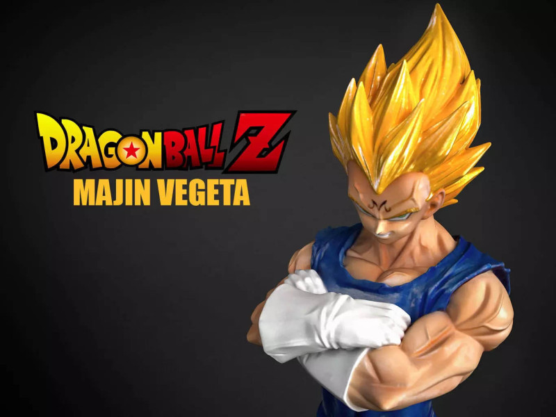 Majin Vegeta Modello di stampa 3D .c4d .max .obj .3ds .fbx .stl .blend
