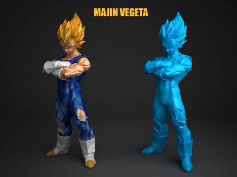 Majin Vegeta 3D Print Model