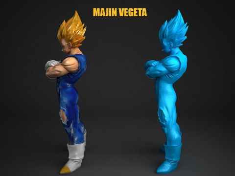 Majin Vegeta Modello di stampa 3D