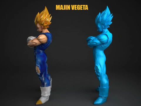 Majin Vegeta 3D Print Model