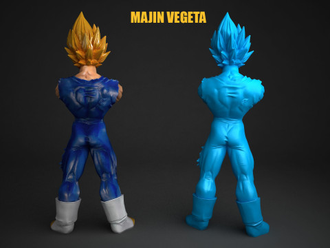 Majin Vegeta Modello di stampa 3D