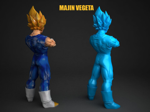 Majin Vegeta Modello di stampa 3D