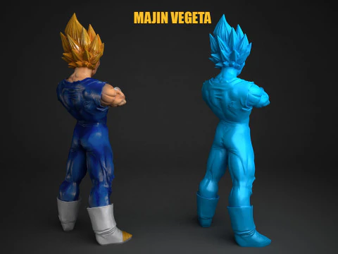 Majin Vegeta 3D Print Model