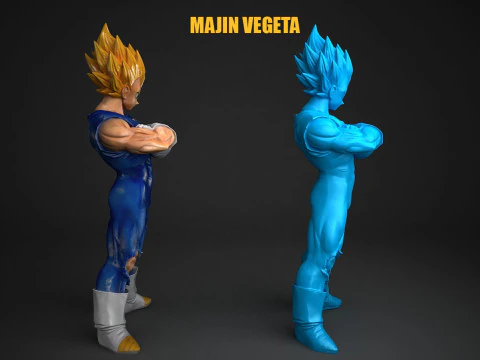 Majin Vegeta 3D Print Model