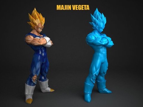 Majin Vegeta Modello di stampa 3D