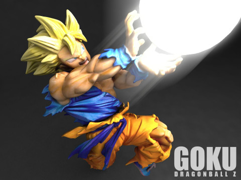 Goku Dragon Ball Z 3D Model