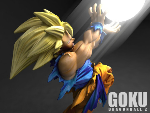 Goku Dragon Ball Z 3D Model