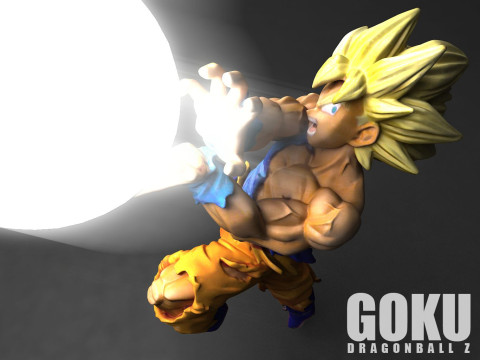 Goku Dragon Ball Z 3D Model