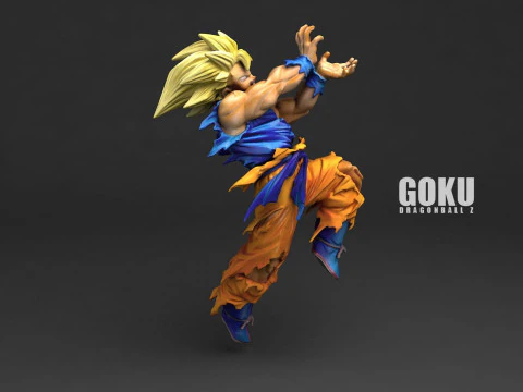 Goku Dragon Ball Z 3D Model