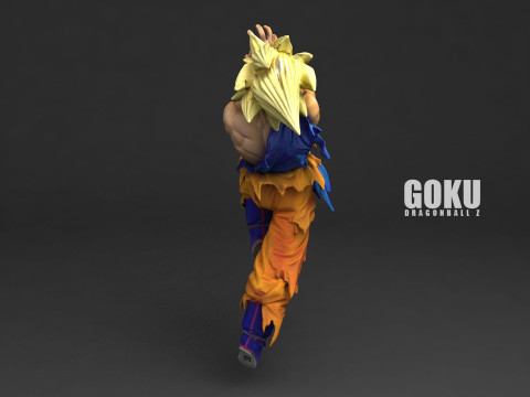Goku Dragon Ball Z 3D Model