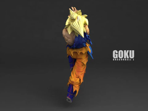 Goku Dragon Ball Z 3D Model