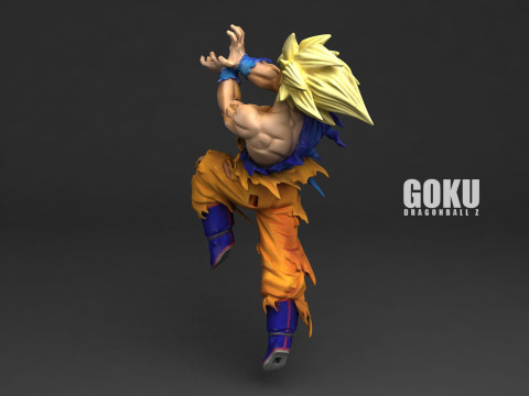Goku Dragon Ball Z 3D Model