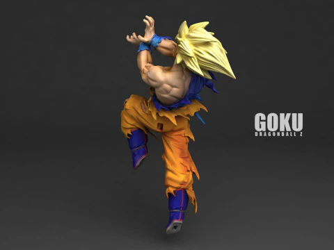 Goku Dragon Ball Z 3D Model