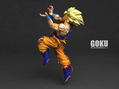 Goku Dragon Ball Z 3D Model
