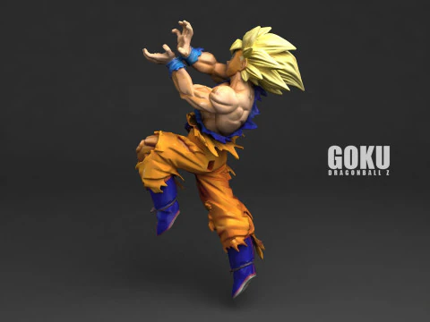Goku Dragon Ball Z 3D Model