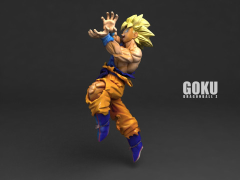 Goku Dragon Ball Z 3D Model