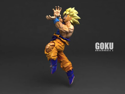 Goku Dragon Ball Z 3D Model