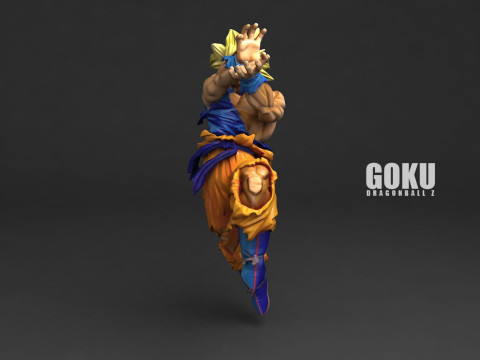 Goku Dragon Ball Z 3D Model