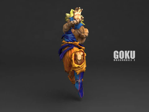 Goku Dragon Ball Z 3D Model