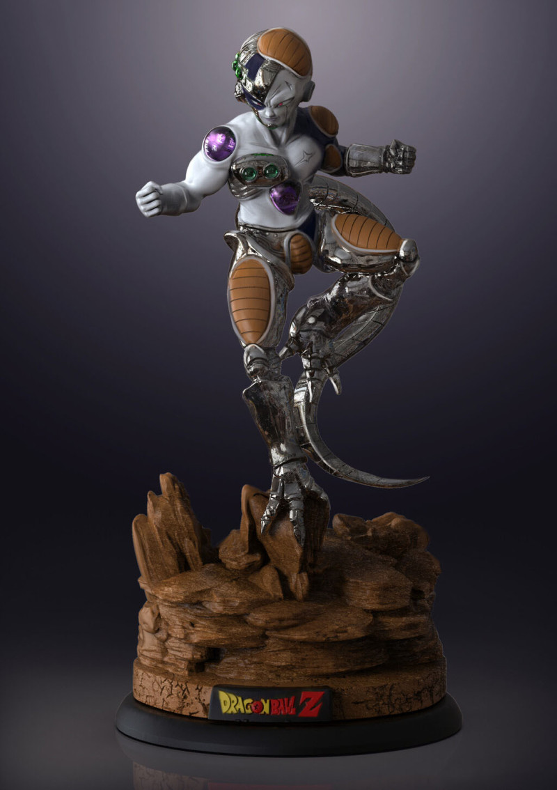 Mecha Frieza Modelo de Impressão 3D .c4d .max .obj .3ds .fbx .stl .blend