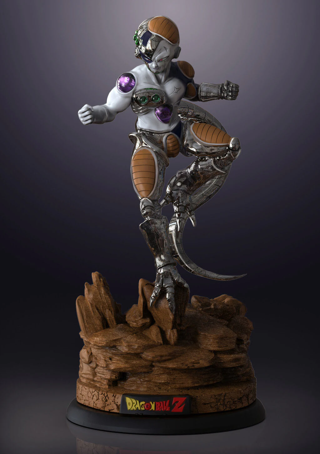 Mecha Frieza 3D Print Model .c4d .max .obj .3ds .fbx .stl .blend