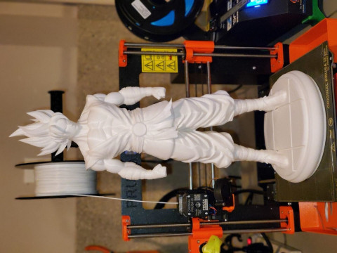 龙珠Z中的孙悟空 3D 打印模型