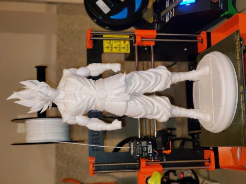 Son Goku from Dragon Ball Z 3D Print Model