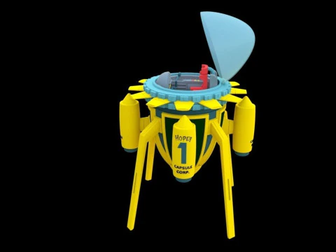 Dragon Ball Time Machine 3D Print Model