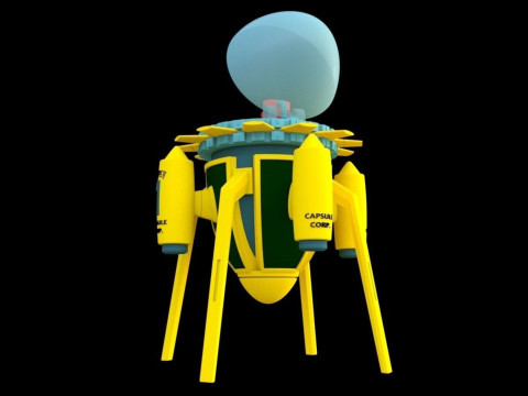 Dragon Ball Zaman Makinesi 3D Baskı Modeli