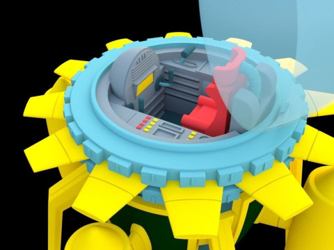 Dragon Ball Zaman Makinesi 3D Baskı Modeli