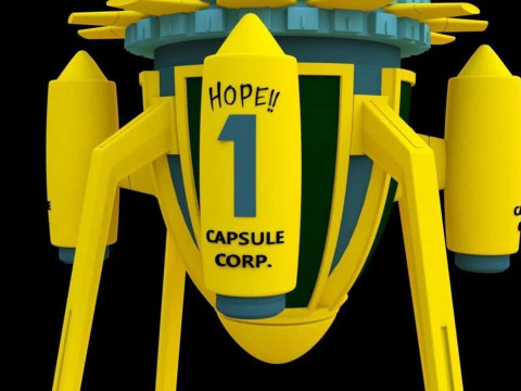 Dragon Ball Time Machine 3D Print Model