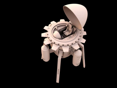 Dragon Ball Time Machine 3D Print Model