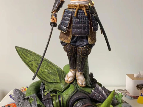 Samurai de troncos Modelo de Impressão 3D