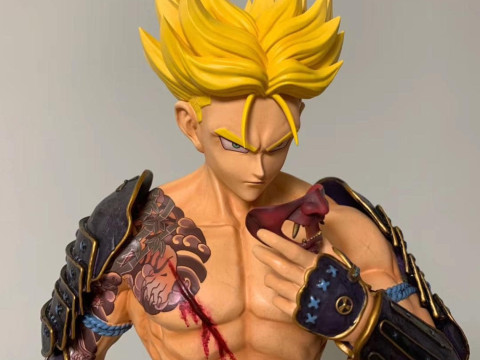 samurái de troncos Modelo de impresión 3D