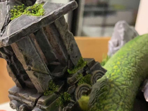 samurái de troncos Modelo de impresión 3D