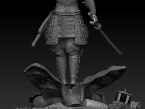 트렁크 사무라이 3D 프린트 모델